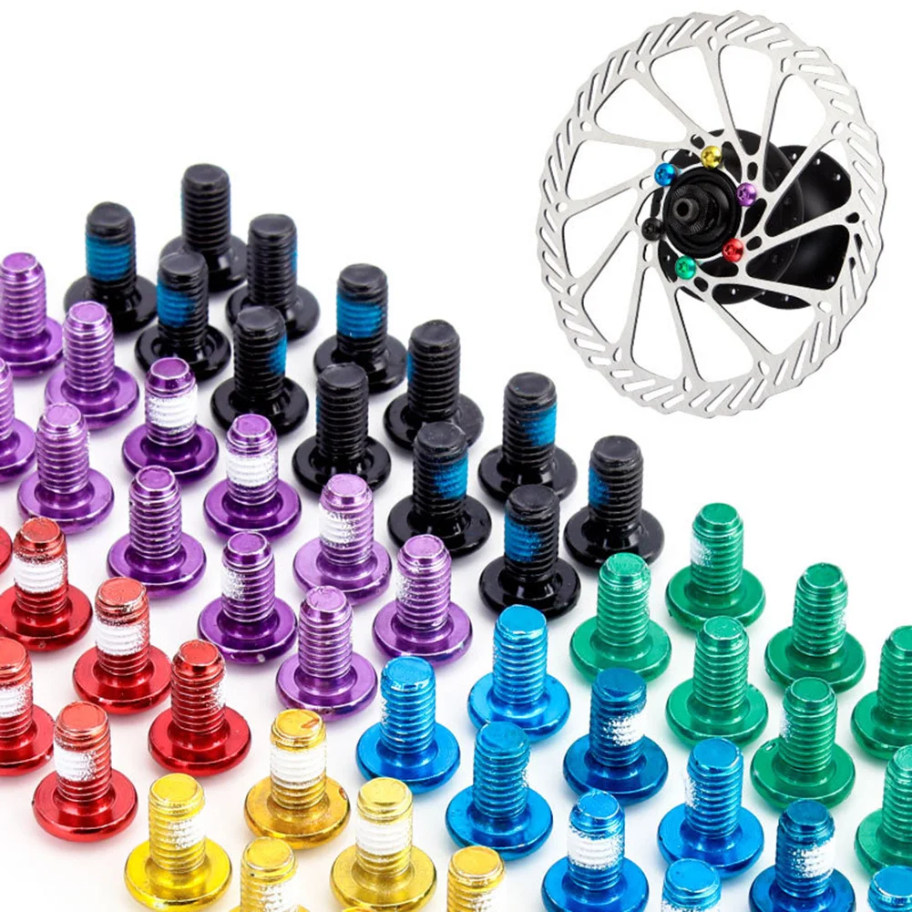 12 stücke Mountainbike Bremsscheibe Schrauben MTB Fahrrad M5x10mm Schrauben Edelstahl T25 Zyklus Fahrrad Bremsscheibe Schrauben schraube