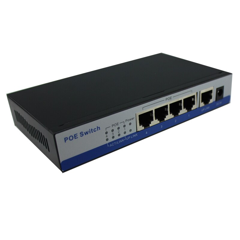 10/100 mbps rj45 poe switch 802.3af 4 port power s... – Grandado