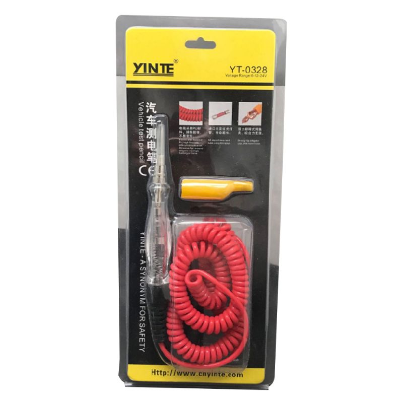 12/24V Car Circuit Line Test Pencil Fuse Detection Pen Indicator Electroscope