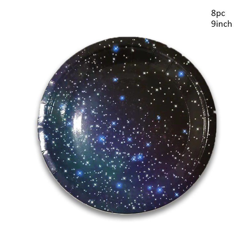 1.5m Led Spaceman Astronaut Rocket Universe Burst Ball Light Sting Kids Boys Outer Space Theme Birthday Party Decorations Favor: plum