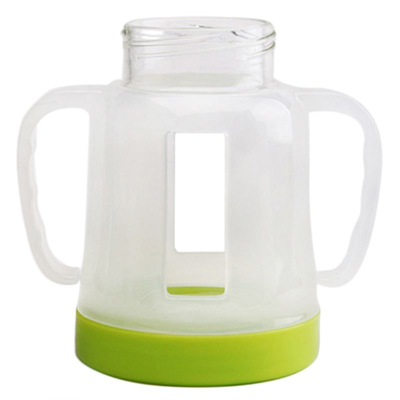 180ml Explosion-proof -proof Wide-caliber with Handle Baby Bottle PP Sleeve 95AE