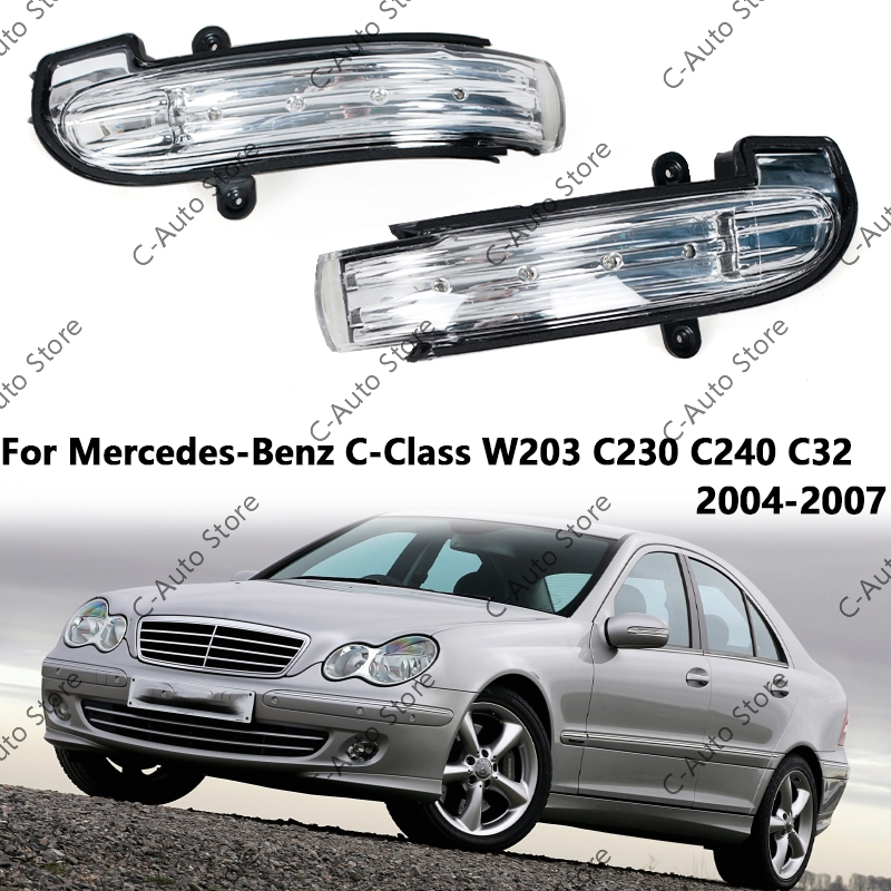 per Mercedes-Benz Classe C W203 C230 C240 C32 2004 2005 2006 2007 4 Porte auto portato Specchio Indicatore di direzione 2038201521 2038201621