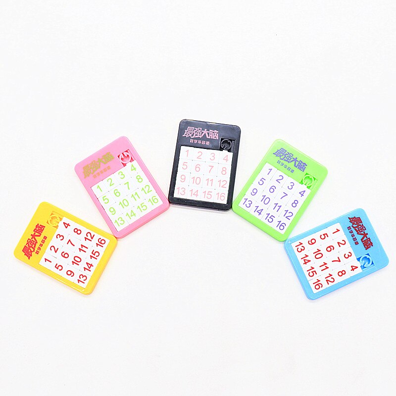 1Pc Vroege Educatief Speelgoed Te Ontwikkelen Voor Kinderen Jigsaw Digitale Nummer 1-16 Dier Cartoon Puzzel Game Brain Oefening mini Speelgoed