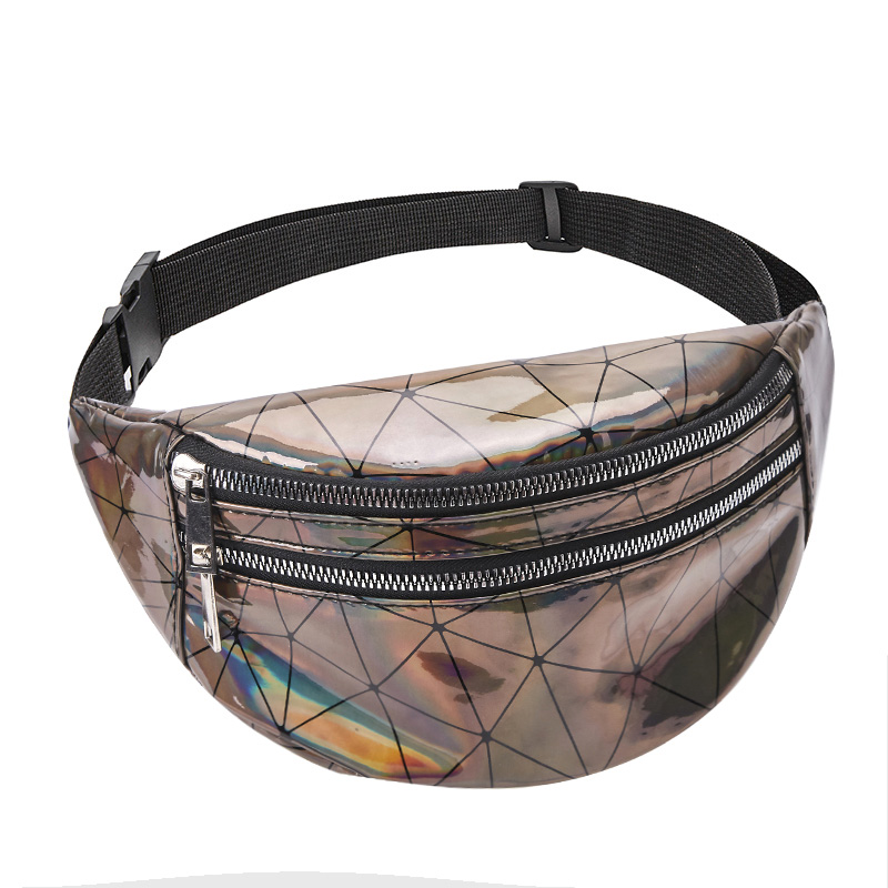 Femmes sac taille sac femme Pu cuir messenger poitrine sac épaule bandoulière sacs pour femmes: Marron