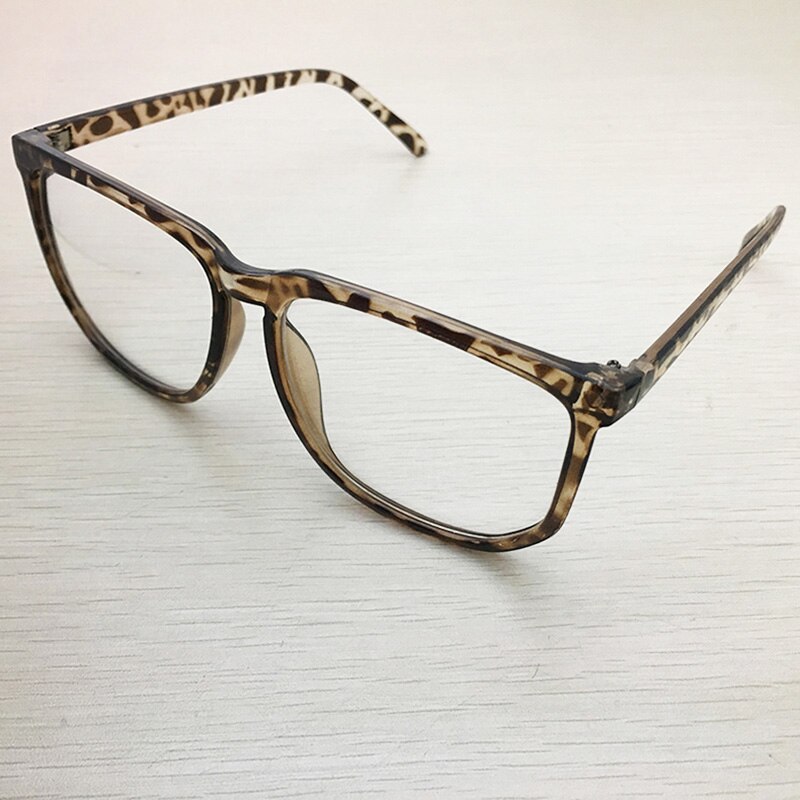 TinffGan Große Gläser Rahmen Frauen große Brillen Rahmen Männer Brillen Rahmen pc Spektakel schwarz Brillen oculos de grau: C4