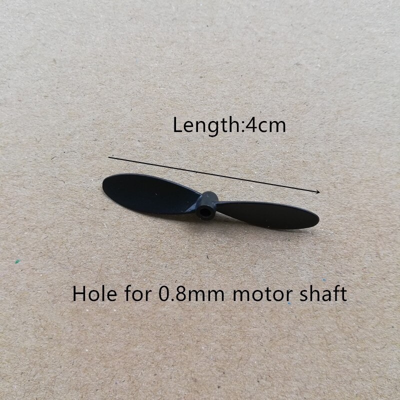 Cuchillas traseras de helicóptero R/C, accesorios de hélices para Mini modelo RC, juguetes, piezas de repuesto de helicóptero: 4cm 4pcs
