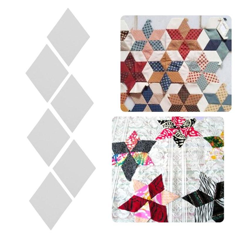 100 peças de moldes de acolchoamento de papel, flor, roupas de patchwork, artesanato, costura, ferramentas, acessório de tecido de vestuário