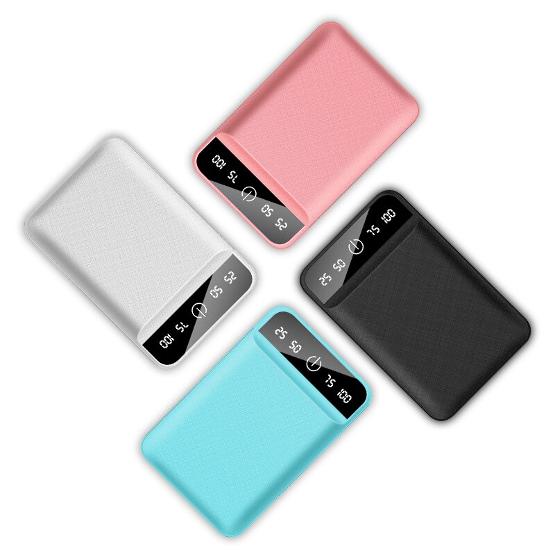 12000mAh Mobile Power Dual USB Output Portable Charger Mobile Power Mini Charging Mobile Power Travel External Battery Pack