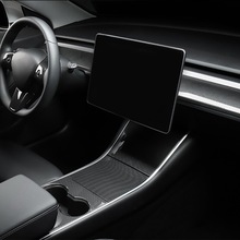 Center Console Dashboard Panel Wrap Overlay Cover Trim Fit ABS Carbon Style for Tesla Model 3: Default Title