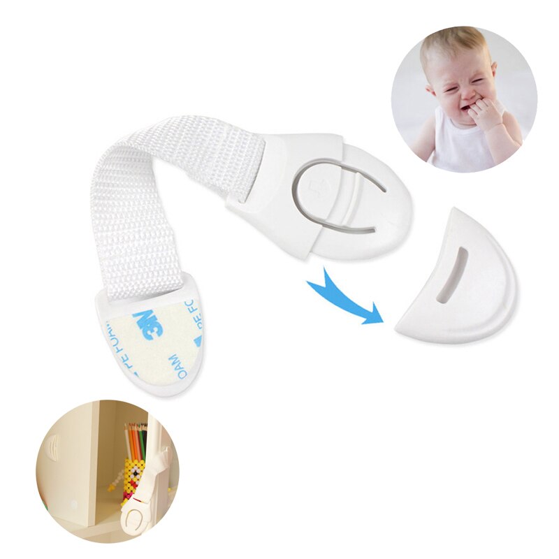 10 stuks/Lade Deur Kast Badkamer Veiligheidsslot Kind Bescherming Veiligheidsslot Kind Deurslot Plastic Lock Beschermende Baby