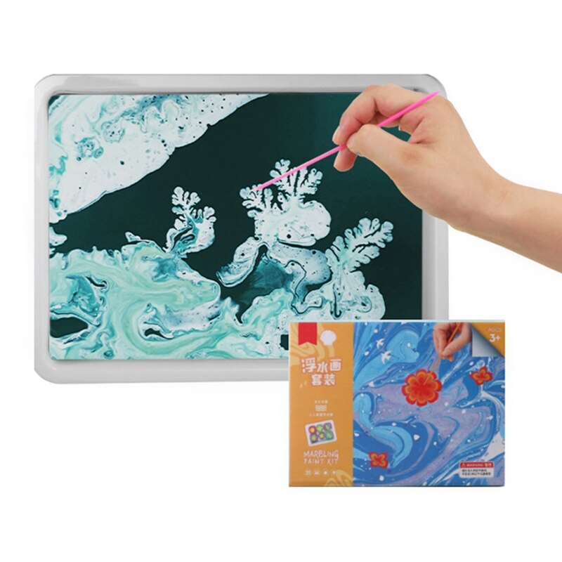 Kid Water-based Art Paint Set DIY Painting on Water Set of 6 Color Acrylic Paint Y98A