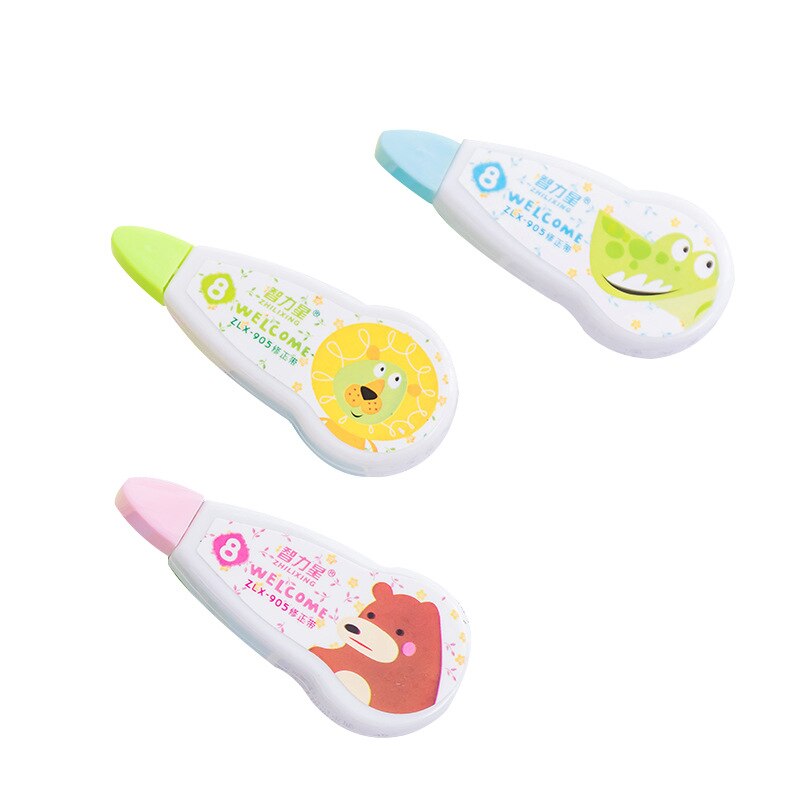 Cartoon lovely correction tape school writing correction tape writing errors can be modified student tool correction tape: Default Title