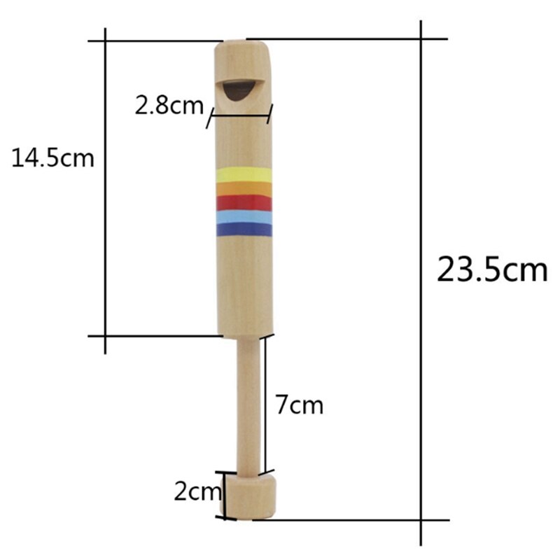 Nuevos instrumentos flauta de madera tirar flauta de madera diacrítica instrumento Musical temprano para adultos, niños, amantes de la música