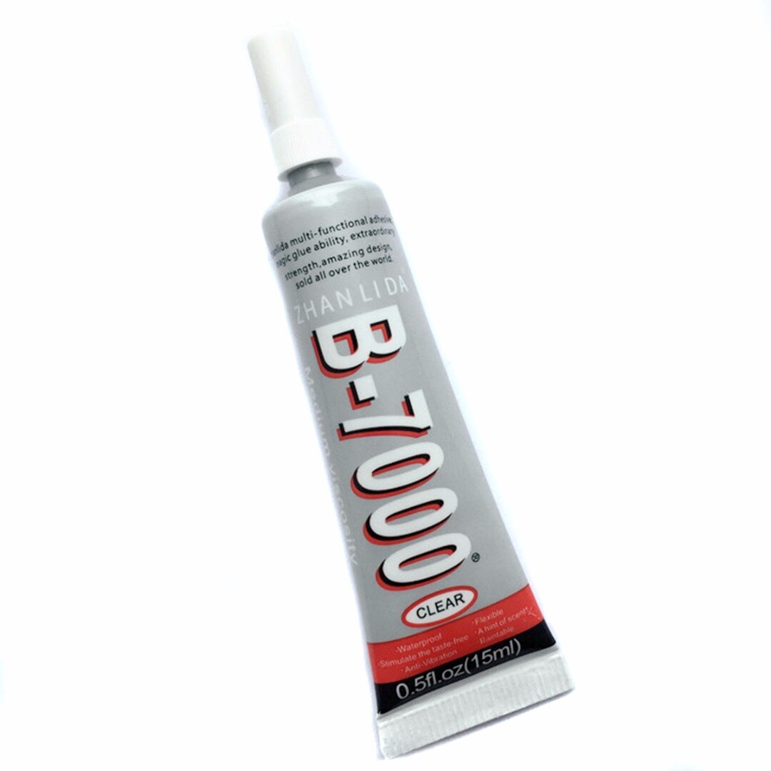 15ml B-7000 Rhinestone Glue Transparent Liquid Optical Adhesive For Cellphone LCD Repair Epoxy Resin Glass Leather Pasting