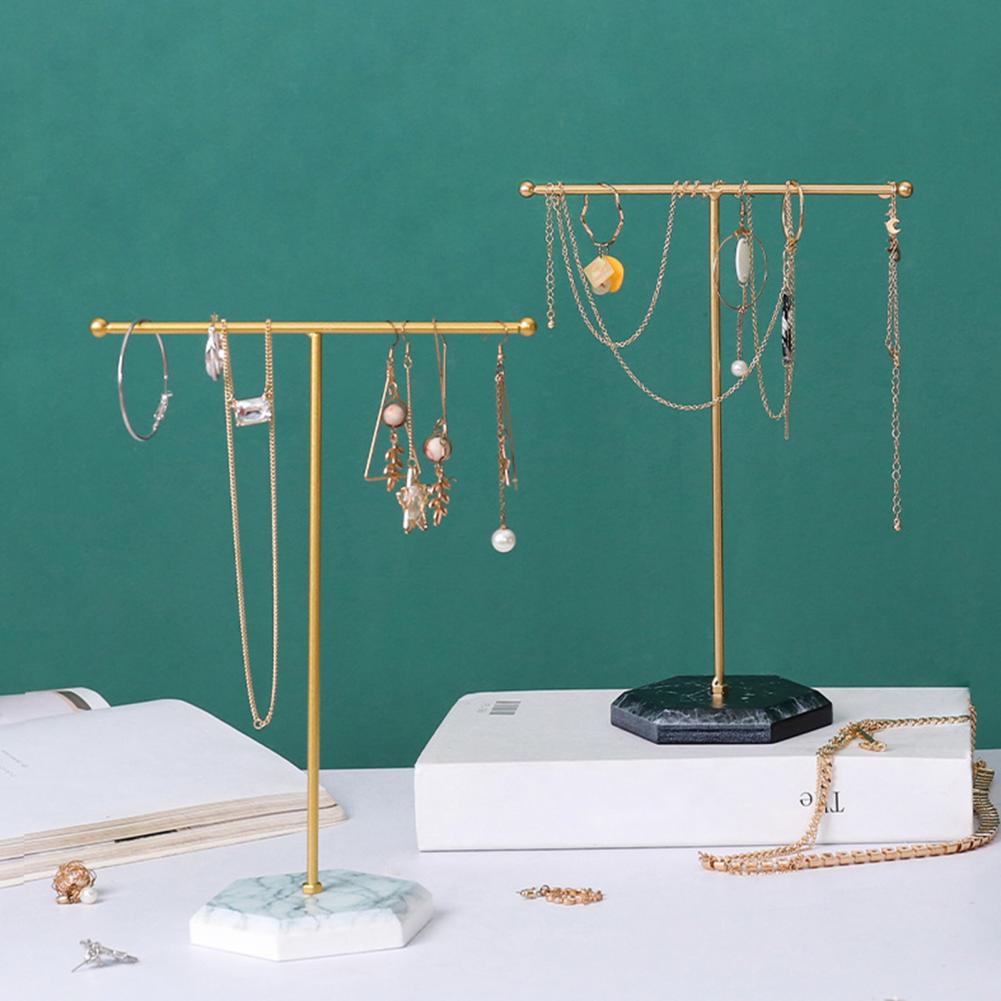 IJzeren sieradenhouder Europese stijl grote capaciteit decoratieve ketting oorbel opbergplank voor