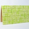 Witte Bakstenen Muur Effect Vinyl Behang Rol Pvc 3d Behang Voor Hotel/Ktv/Cafe/Bad Center Decor fabrikant Muurstickers: Light  Green