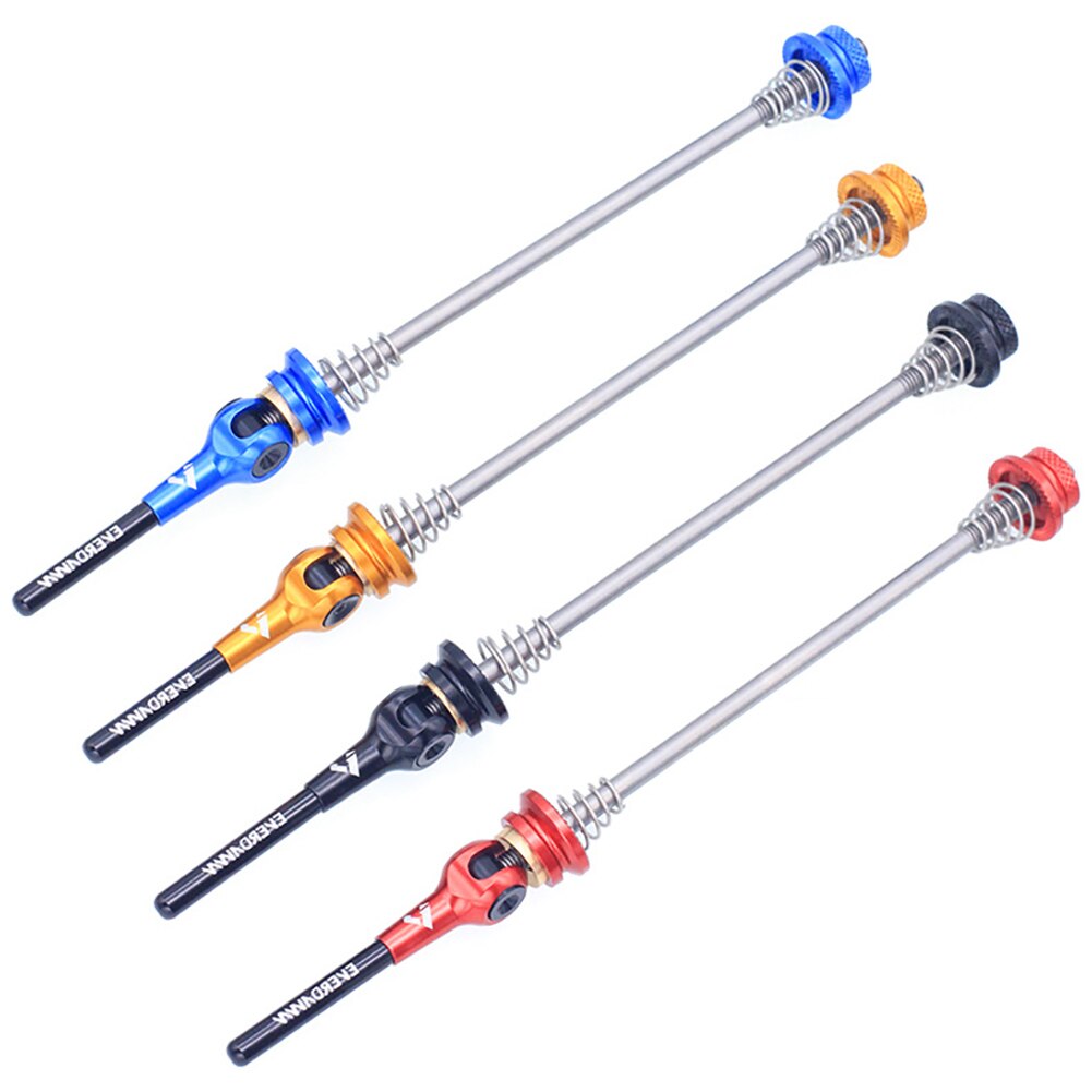 2 pièces/ensemble Ultra léger dégagement rapide avant arrière roue moyeu vélo brochettes titane alliage accessoires pour route vélo axe fixe