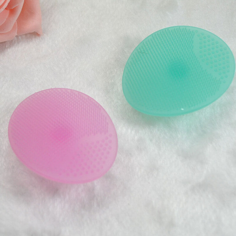 1pc baby spædbørn blød silikone bad brusebørste ansigt vask med kasse piger krop ansigt rengøringsbørster produkter