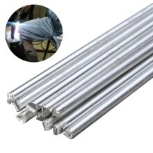 10Pcs Silver Aluminum Alloy Wire Brazing Repair Rods For Low Temp Gas/Argon/Aluminum Arc Welding 1.6/2mm 380-400degree 50cm