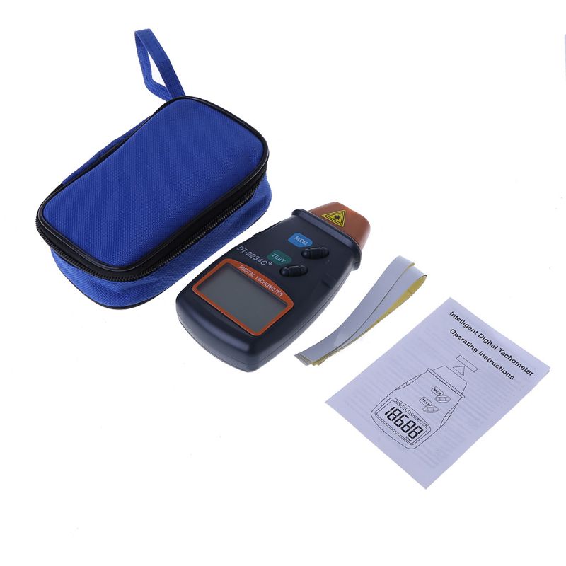 Digital Photo Tachometer Non Contact RPM Tach Tester RPM Motor