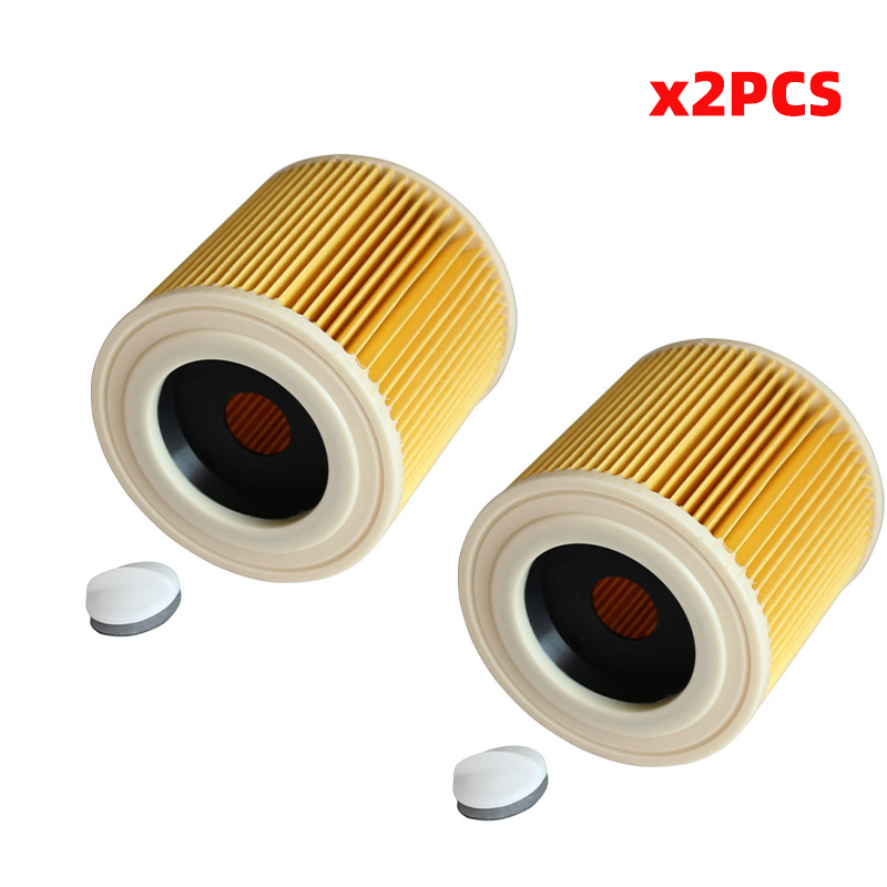 Patroonfilter Luchtfilter Vervangt Voor Karcher A2004 A2054 A2204 A2656 Wd2. 250 Wd3. 200 Wd3. 300 Natte/Droge Stofzuiger: Licht Geel