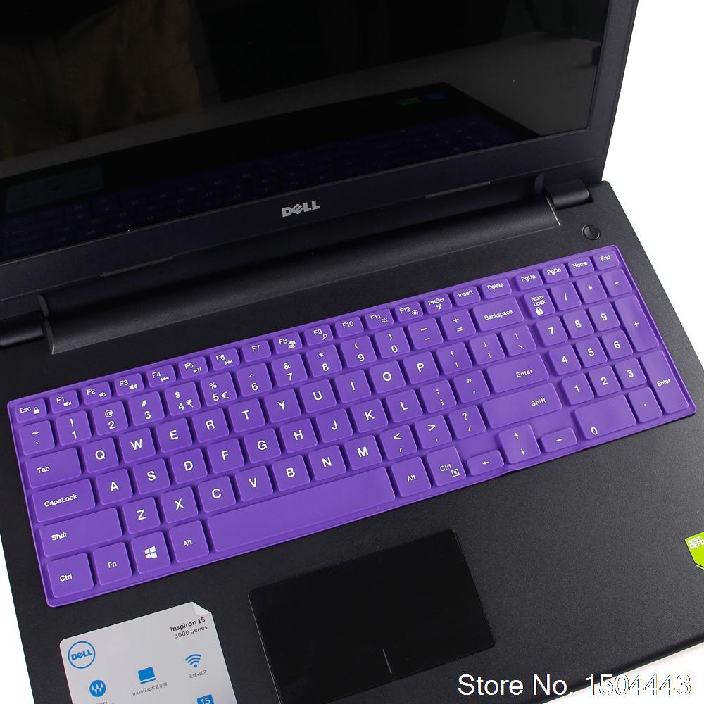 Laptop 15.6 17.3 Inch Keyboard Cover For Dell Inspiron 15 5000 Series 5570 7559 3552 5555 7567 7577 5570 5770 5755 5759: allpurple