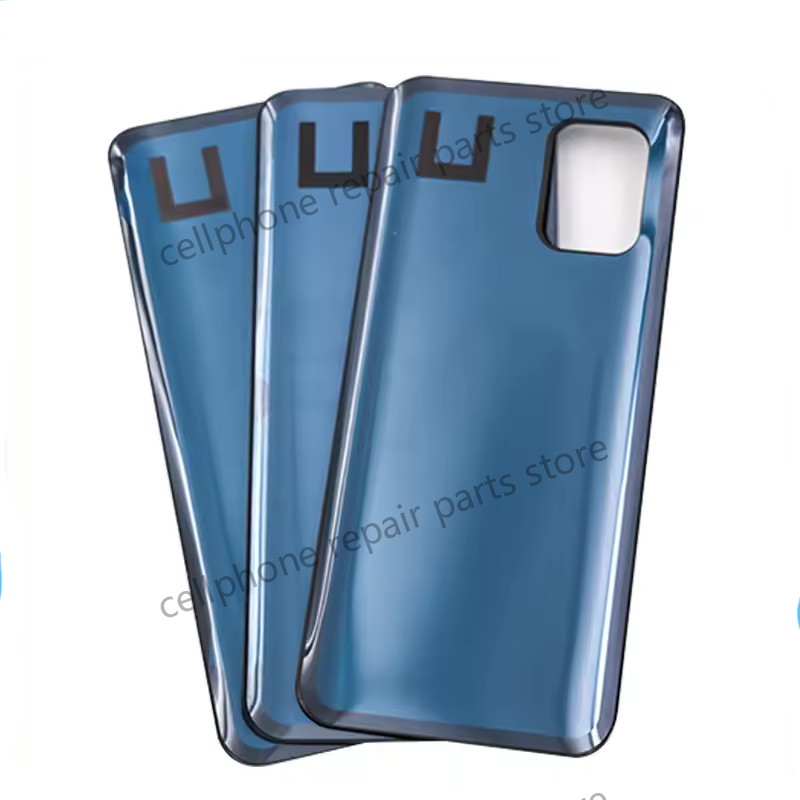 Til xiaomi  mi 10 lite  mi10 lite 5g batteribagdæksel 3d glaspanel bagdør glaskabinet med klæbende udskiftning