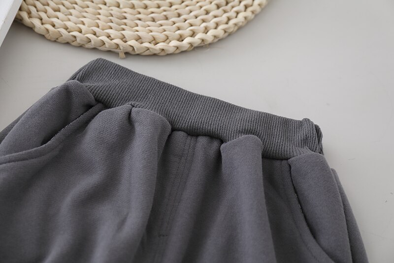 Baby Boys Girls Sports Pants Children's Trousers Toddler Kids Solid Color Casual Pants Elastic Pant for Spring Autumn Clothing