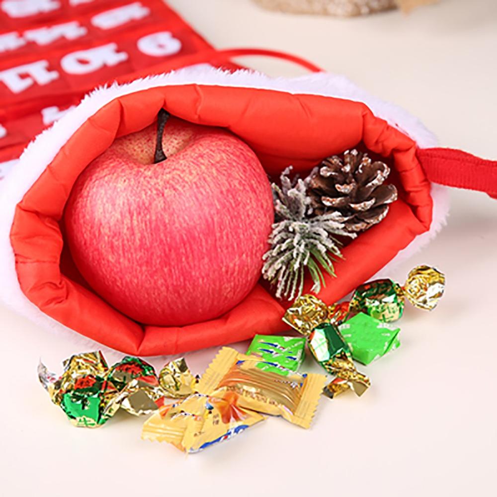 DIY Christmas Stock Advent Calendar Birthday Advent Calendar Fabric Christmas Tree Year Decor calendrier de l'avant #35