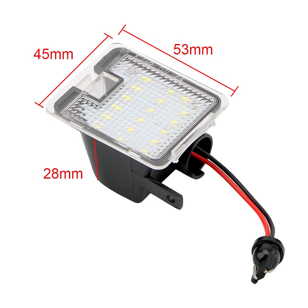 Leepee bil kupelys under sidespeil sølepytt lys led for ford focus 3 kuga 2 s- max  wa6 2 mondeo 4 5 grand c-max 2 escape