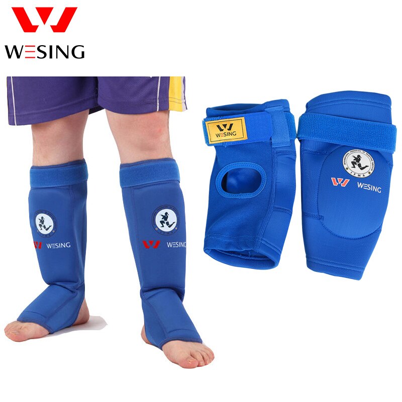 Wesing muay thai shin guard elbow pad protector muay thai equipment Approved by IFMA