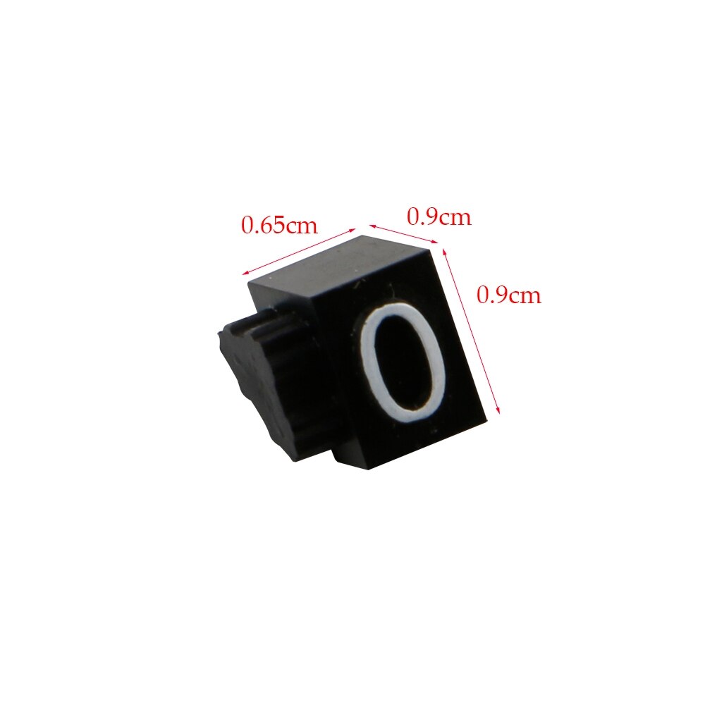 30pcs Price Tag Dollar Numeral Cubes Assembly Blocks Stick Combined Number Digit Tag Sign Watch Jewelry Pricing Display Stand