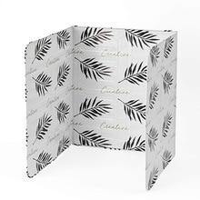 Opvouwbare Fornuis Aluminiumfolie Plaat Beschermen Olie Splash Koken Baffle Shield Cover Voor Thuis: Leaves