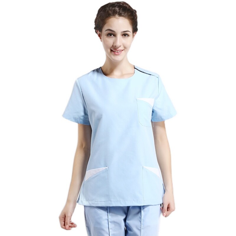 Operating room women's short-sleeved hand washing clothes separate set shabu hand washing clothes work clothes set