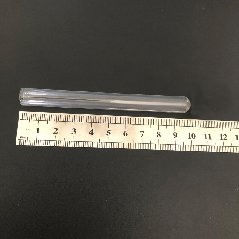 Tubo de ensayo de vidrio en forma de U, fondo pequeño de laboratorio, 10x100mm, 100 unids/paquete