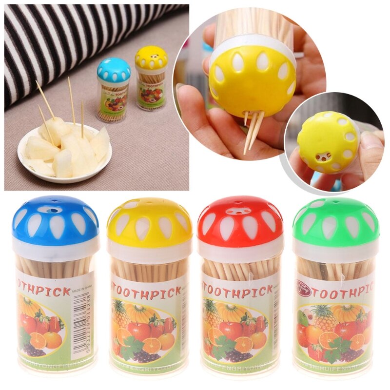 100 Wood Wooden Appetizer Toothpicks Picks for Cheese & Fruit Snacks 896D