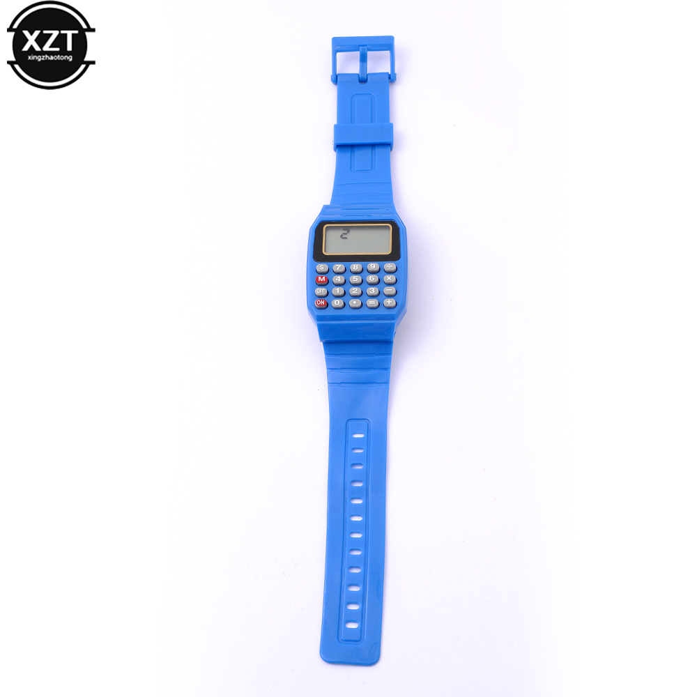 Children's Electronic Calculator Watch Micro Calculator Silicone Date Multi-function Watch Mini Calculator Portable Watch