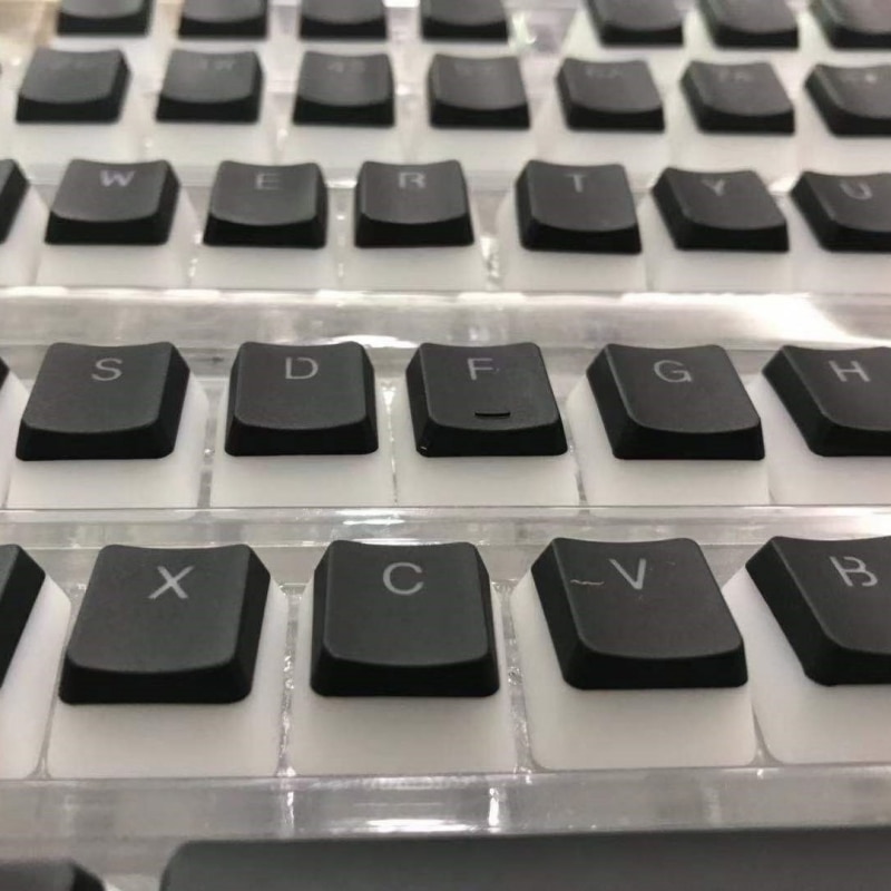 104 Key Pudding Keycaps OEM PBT Double Color Backlight Keycaps Universal Column For Ikbc Cherry MX Annie Mechanical Keyboard