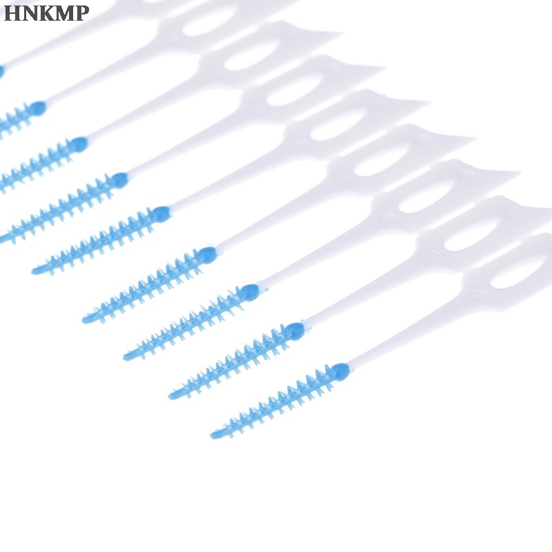 40Pcs/Box Push-Pull Interdental Brush 0.7mm Gum Orthodontic Wire Brush Oral Care