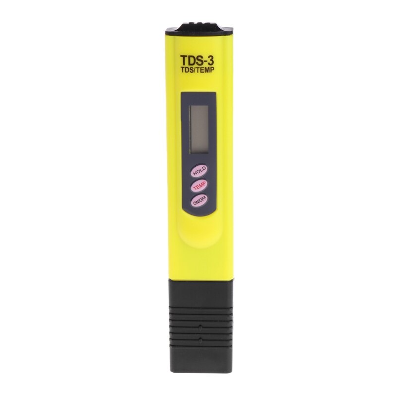 Portable TDS LCD stylo numérique compteur d'eau température mètre PPM filtre mesure de l'eau pureté testeur TDS mètre: Jaune