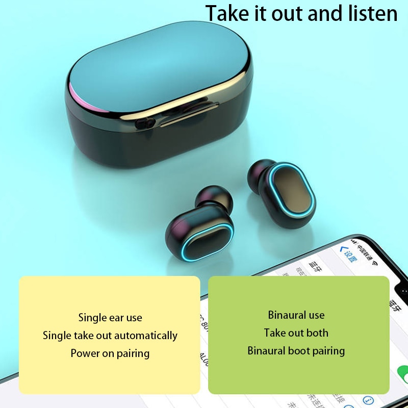Wireless bluetooth Earphones mini ultra small driving sports ear type oppo for apple vivo Huawei universal earplugs