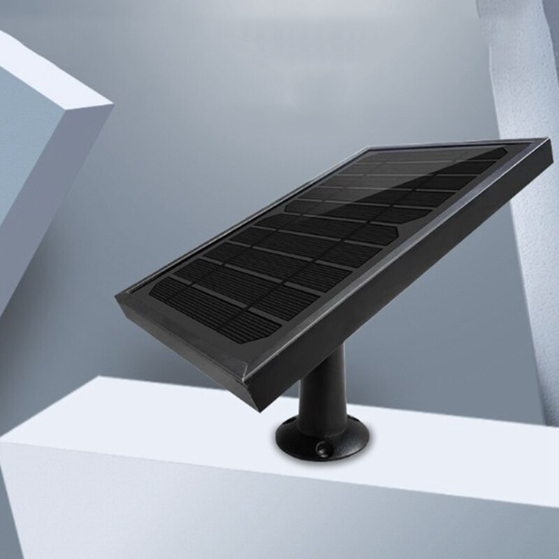 Solar Panel for Security Camera 5V Wall Mount Outdoor Weatherproof Solar Power Charging Panel for Home System Android Interface