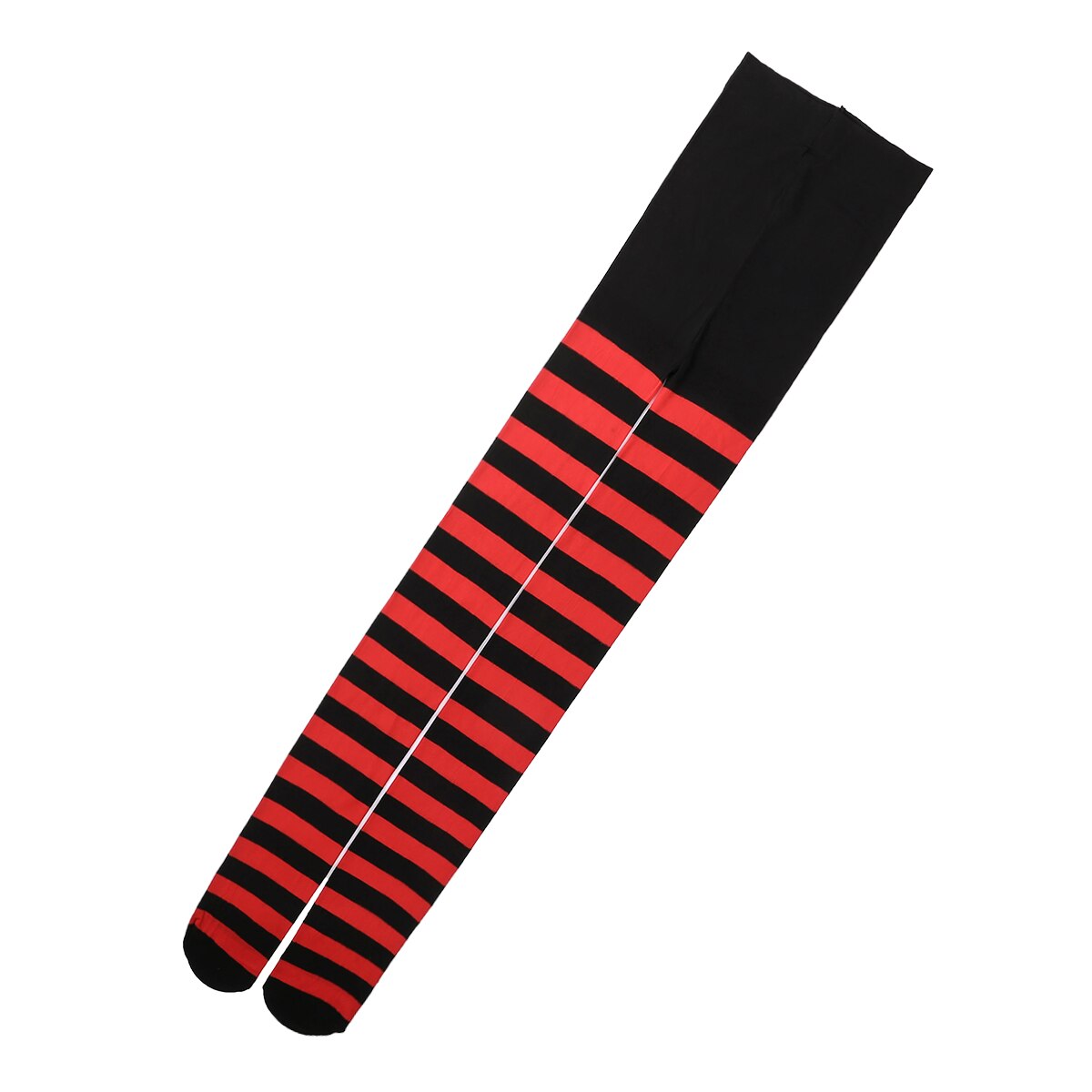 Vrouwen gestreepte panty's verkleedkleren feest grappige verkleedaccessoires halloween kerstmis cosplay panty's kous lelijk meisje: G