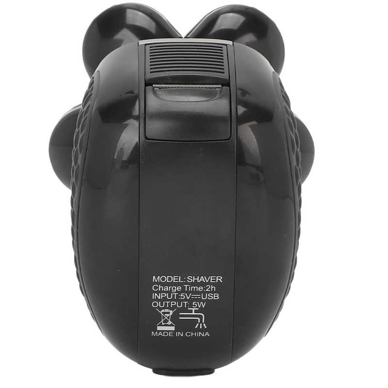 Elektrische Hoofd Scheerapparaat Usb Opladen Scheerapparaat Grooming Kit Reiniging Borstel Batterij-indicator Licht Ergonomisch Met 6 Roterende Messen