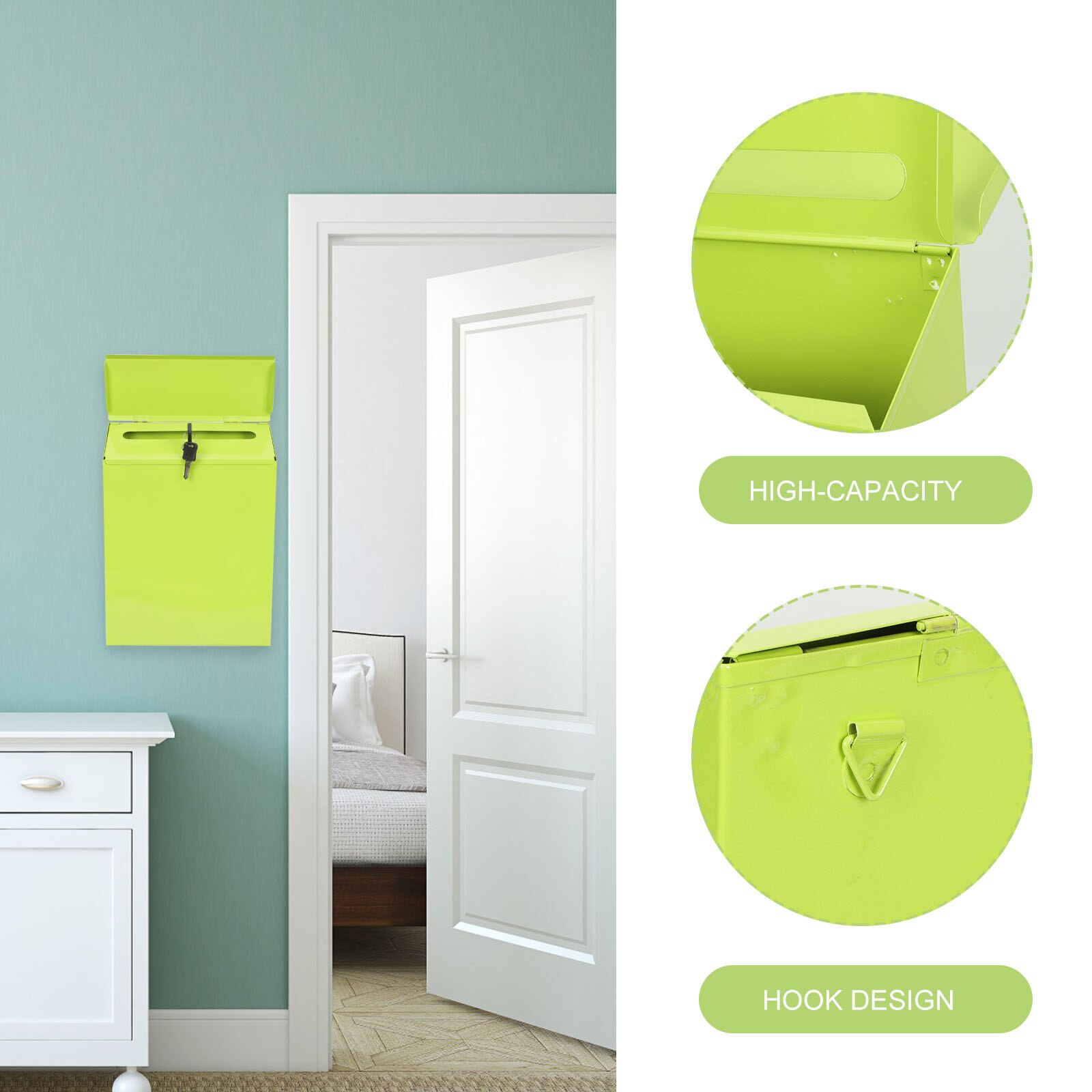 Multi-function Suggestion Box Convenient Letter Box Household Box Home Accessory