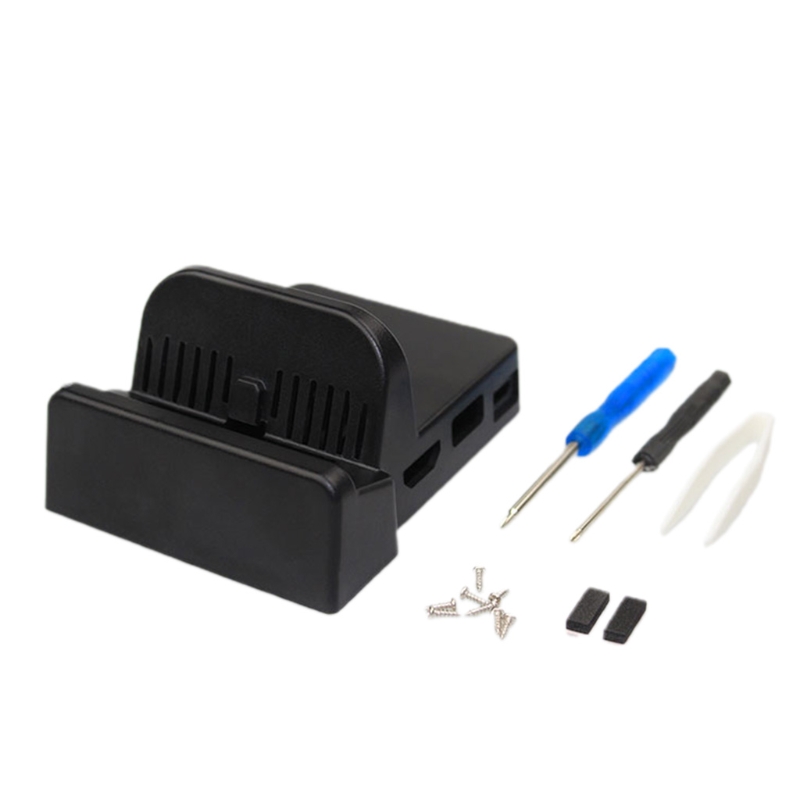 3 farben für switch-basis ns dock kühlbasis gehäuse ladestation diy für ladestation gehäuse austausch: Schwarz