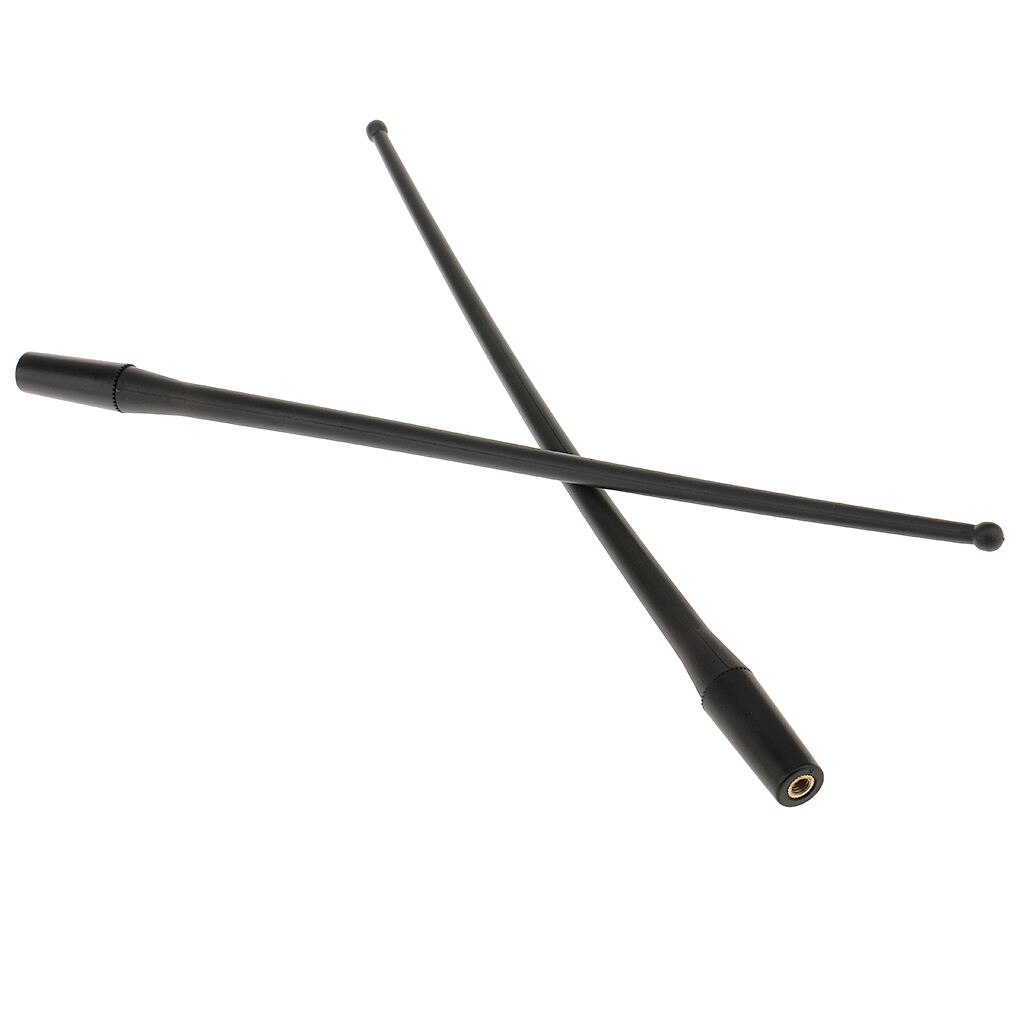 2pcs Motorcycle 13'' Rubber AM/FM Radio Aerial Antenna Masts For