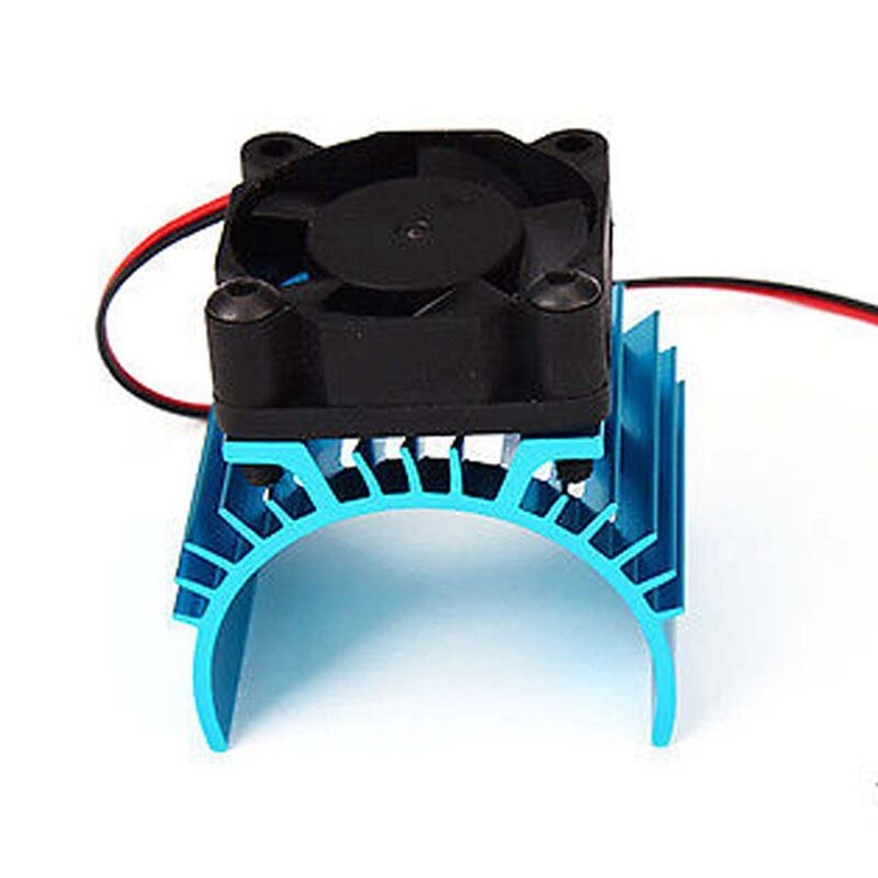 meta Heat sink with 5V Cooling Fan for 1/10 RC Car 540 550 3650 Size Motor