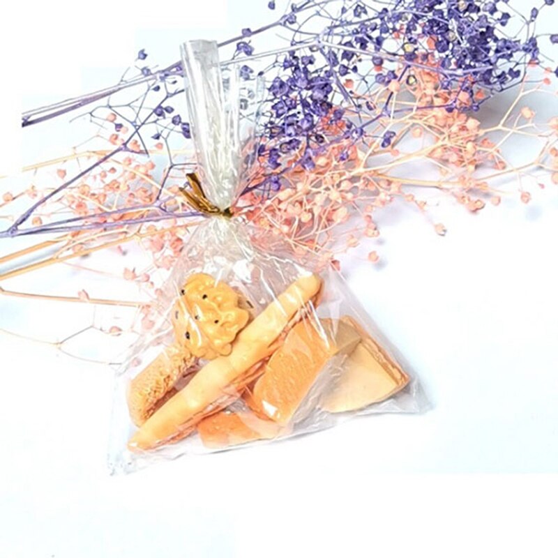 6Pcs/set 1:12 Bakery Bread Kitchen Food Items Miniature Vintage Accessories for Dollhouse Mini Artificial Bread