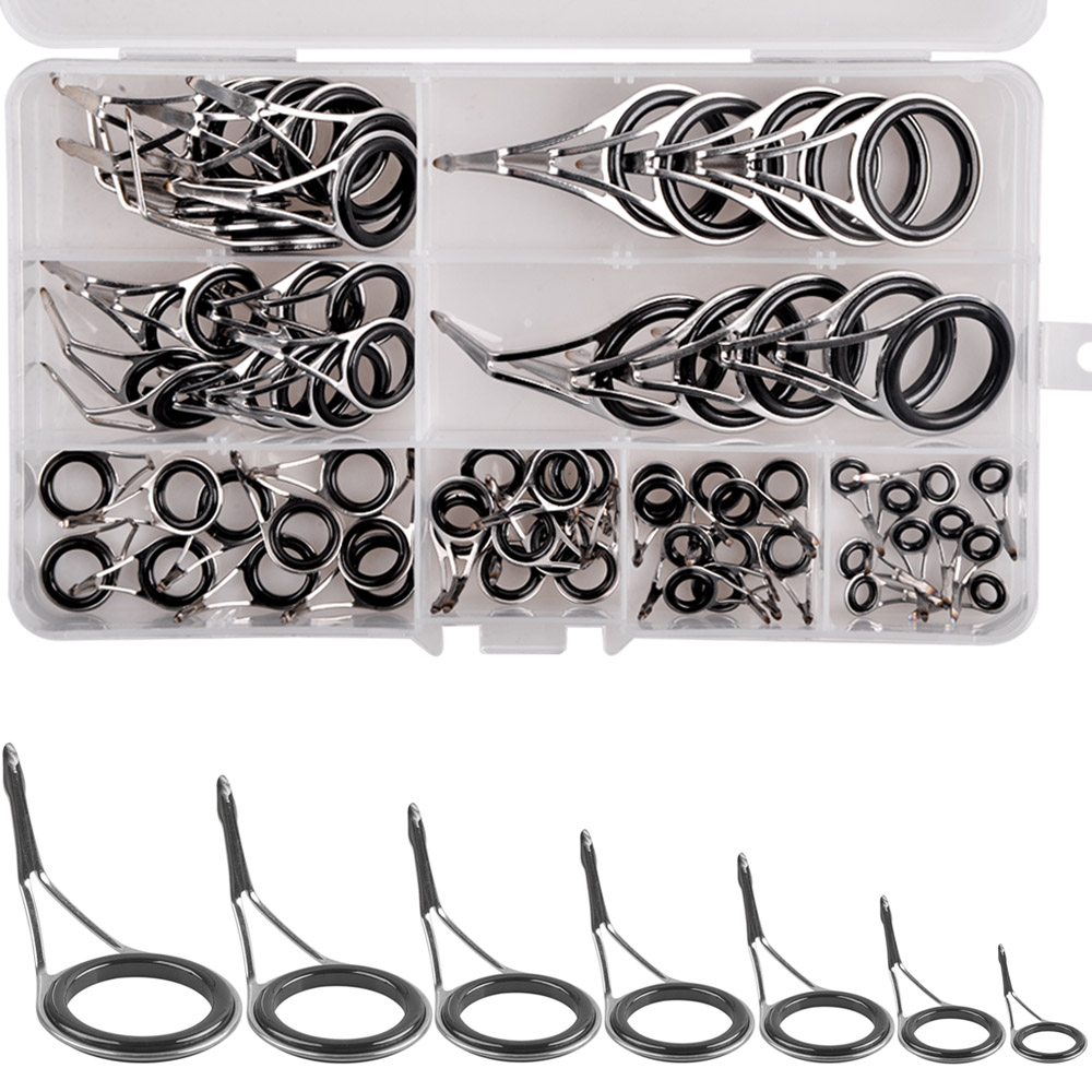 Reparaturset für Angelrutenspitzen, Keramikringe, Reparatur von Angelrutenführungen, Ösen, Rutenbausatz, Rutenersatz, Angelzubehör